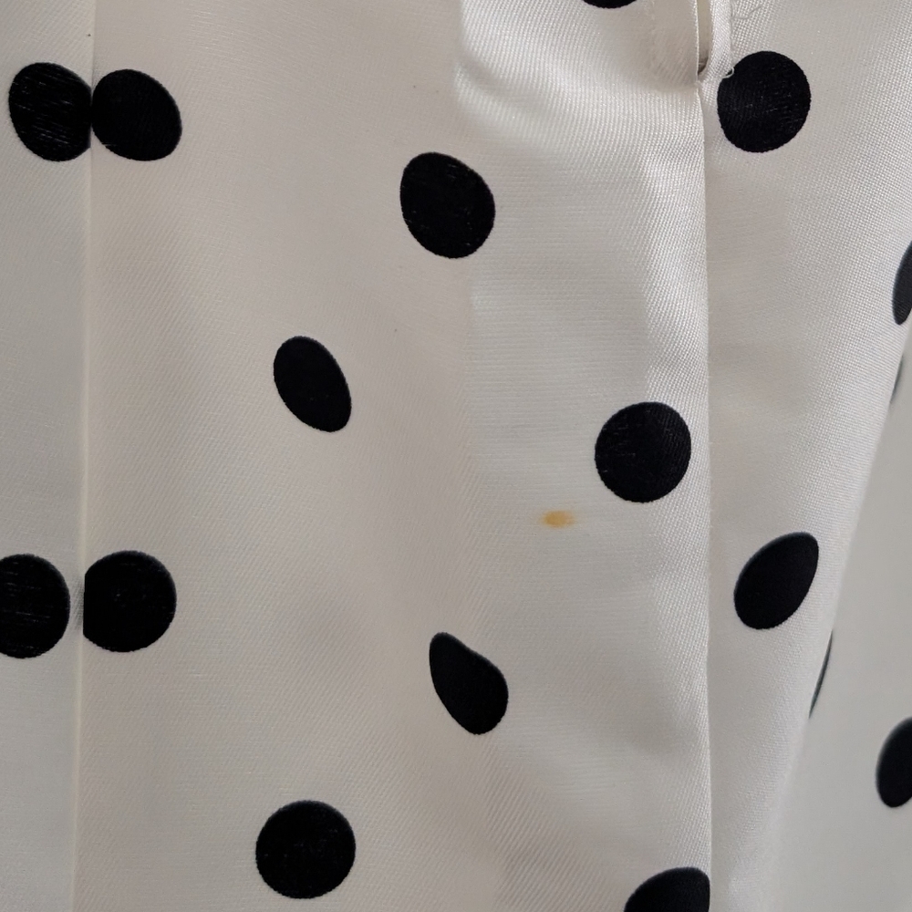 Consigned - Jodi Kristopher Cream and Black Polka Dot Skirt - Picture 3 of 4